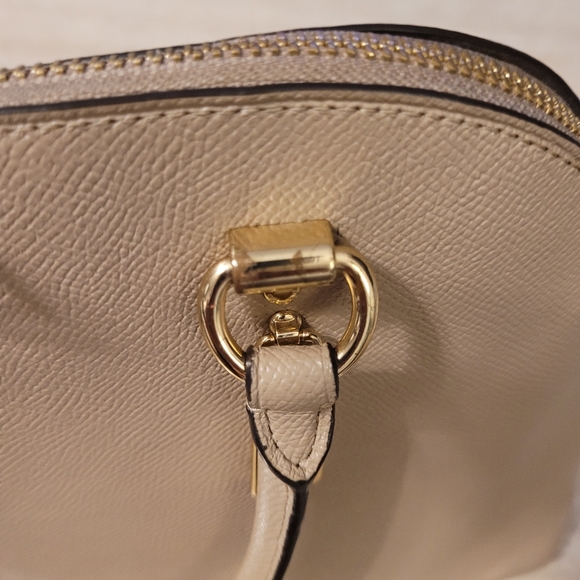 Coach Crossgrain Leather Katy Satchel 2553 With Matching Wallet EUC (Mauve) - Picture 12 of 16